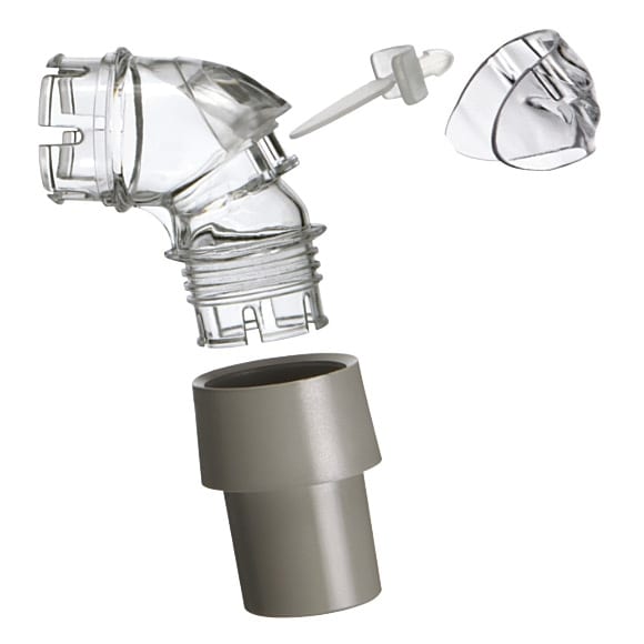 Replacement Elbow & Swivel with Anti-Asphyxia Valve for Various ResMed Quattro CPAP Masks