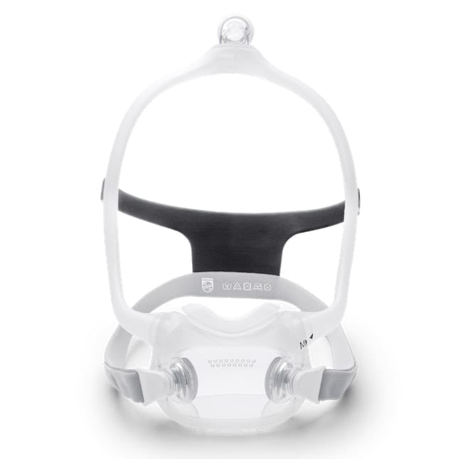 Philips Respironics DreamWear Full Face CPAP / BiPAP Mask with Headgear - FitPack (S, M, MW, Large Cushions w/ MediumFrame)